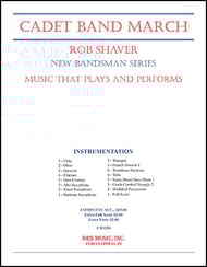 Cadet Band March Concert Band sheet music cover Thumbnail